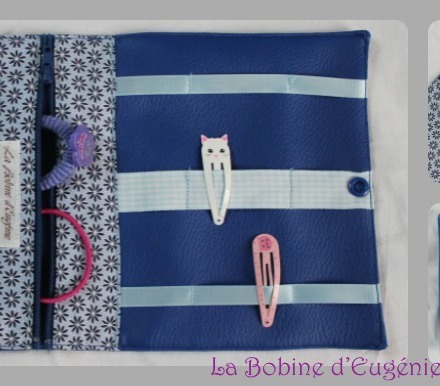 Pochette à barrettes