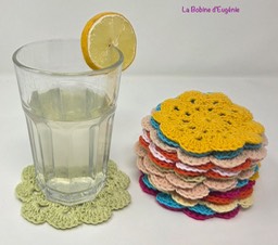 sous-verre, 11cm diam